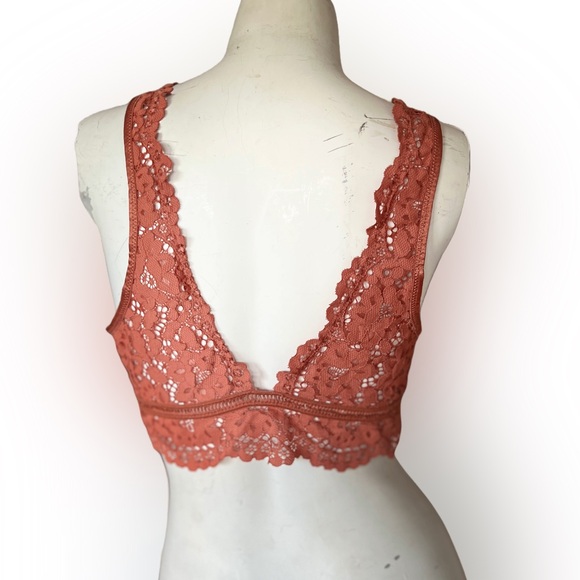 Victoria’s Secret Body by Victoria Lace Floral Bralette burnt orange – Medium - Picture 3 of 8